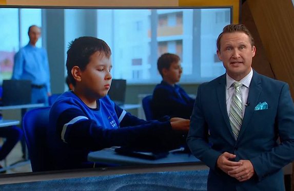 tv news report
